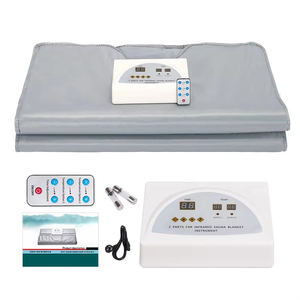 Meilleures ventes <span class=keywords><strong>Couverture</strong></span> de sauna Utilisation à domicile Chauffage portable Limite de température Équipement de beauté pour la perte de poids et la détoxification vers les États-Unis - Product Image 1