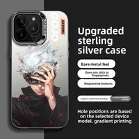 Coque de téléphone antichoc en PC mat peint à motif dessin animé QY pour iPhone 17/16/15/14/13/12/11/8 Pro Max