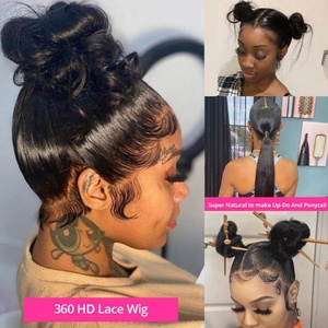 Ms-Beauty Vente en gros à prix réduit Livraison gratuite Cheveux brésiliens non traités alignés sur les cuticules Cheveux humains vierges Perruques en dentelle complète - Product Image 3