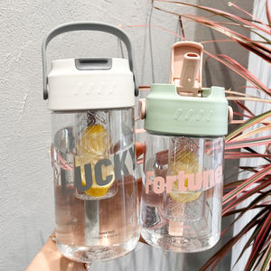 Decani <b>Plastic</b> Drinkware Travel <b>Cup</b> 500Ml Leak Proof Portable For Students And Women - Product Image 4