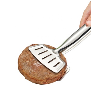 Buffet Serving Steak Turner <strong>Fish</strong> Shovel Clamps Stainless Steel Salad Spoon Food Cook Tongs Salad - Product Image 3