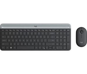 <span class=keywords><strong>MK470</strong></span>แบบบาง2.4กิกะเฮิร์ตซ์คีย์บอร์ดไร้สายตามหลักสรีรศาสตร์คีย์บอร์ดและเมาส์คอมโบ USB สภาพใหม่สำหรับการใช้งานแล็ปท็อป - Product Image 1