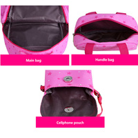 Usine OEM Sacs à livres personnalisés et imperméables en toile pour adolescentes avec dessin animé Livre pour enfants Cartable Sac à dos Sac pour enfants Sacs d'école