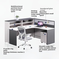 Bureau de bureau simple poste de travail d'entreprise poste de travail du personnel bureau des employés