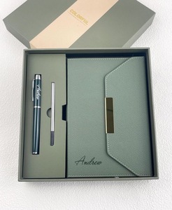 Cuaderno A5 con Cubierta de Cuero, Logotipo Personalizable, Encuadernación de Hojas Sueltas para Uso Comercial u Oficina, Tamaño Regalo - Product Image 5