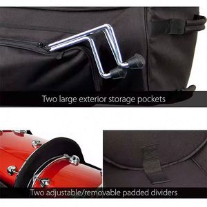 Sac de transport rembourré pour batterie, avec roulettes, grand format, pour scène et voyage, échantillon gratuit - Product Image 5