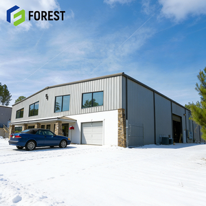 Taller de Estructura de Acero Personalizado Q345B, Sistema de Marco Prefabricado, Correa CZ para Centros de Servicio de Vehículos Industriales y Almacenes - Product Image 1