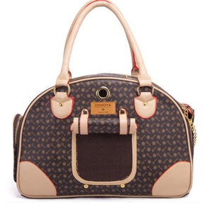Bolso de Mano de Lujo Retro Personalizado <span class=keywords><strong>para</strong></span> Mascotas, Transportín Compacto <span class=keywords><strong>para</strong></span> Perros y Gatos, Bolso Portátil Transpirable y Elegante <span class=keywords><strong>para</strong></span> Salidas - Product Image 1