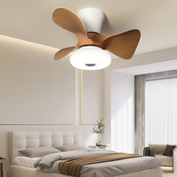 Ventilateur de plafond de 22 pouces avec télécommande, application Mi Home et commande intelligente Tmall Genie, lampe de ventilateur de plafond à LED à intensité variable