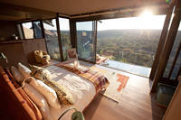 Tentes de villas préfabriquées haute résistance pour l'extérieur avec salle de bain, suite de glamping de luxe pour l'hébergement en safari africain