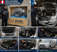 Moteur diesel turbo à rampe commune 4 cylindres DOHC SAIC SDEC SC28R 150HP 110kW 2.776L pour camion Maxus V80 T60