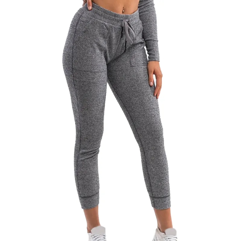 Custom Print Women Fitness women's joggers with pockets high quality Spandex Cotton pants for women