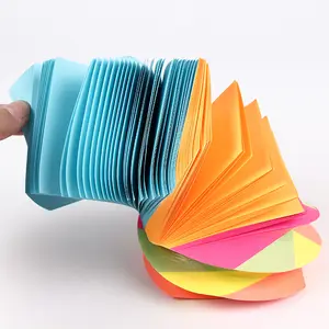 School Office Supplies Custom Colorful Sticky Note Self-Stick Pads Easy to Post for Surfaces Monitors Walls Windows