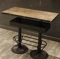 Meubles de restaurant modernes sur mesure, combinaison table et chaise haute pour la restauration en plein air, hôtel, école, écologiques et durables