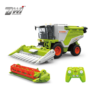 DWI DOWELLIN 2.4G 1:24 Télécommande 6 Canaux Farmer Truck Car Toys Kids Boys <span class=keywords><strong>RC</strong></span> Cars Corn Machine + Wheat Harvester - Product Image 4