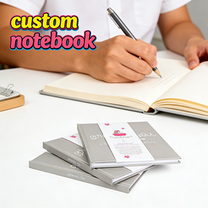 Quaderni con <span class=keywords><strong>Copertina</strong></span> <span class=keywords><strong>Rigida</strong></span> Personalizzati A4 A5 A6 in PU Bianco per Scuola - Product Image 1