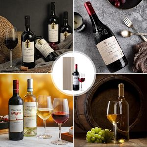 Boîte porte-bouteille en bois pour 1 bouteille avec couvercle et verrou de sécurité - Product Image 5