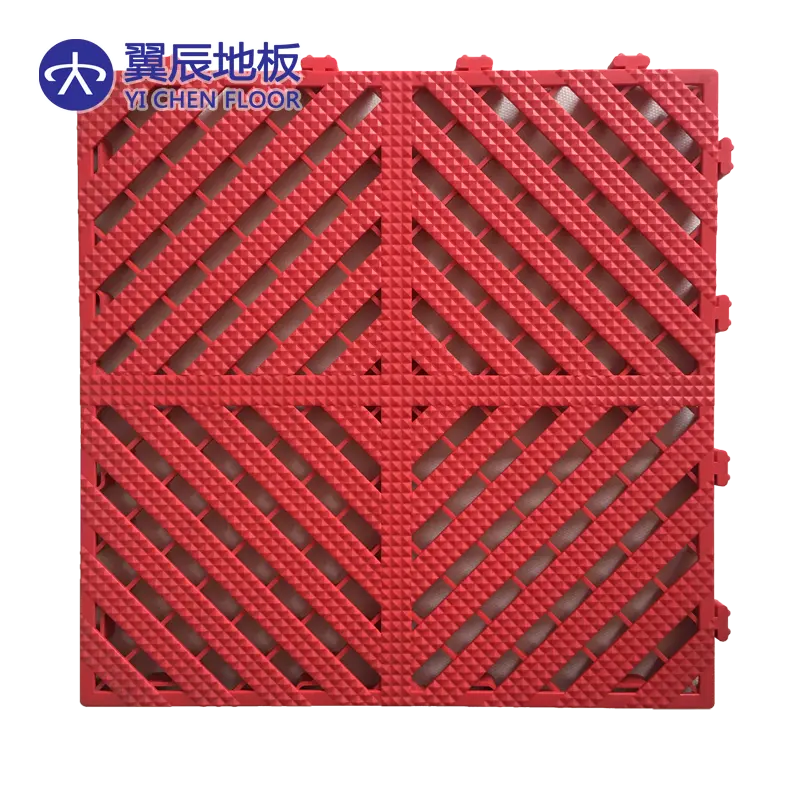 Eco-friendly garage plastic floor mat/pvc interlocking tiles