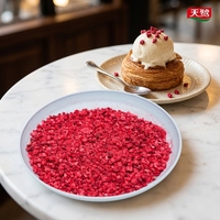 Heetverkopende gevriesdroogde frambozenchips, Chinese producten met bulk FD-droogproces, gesneden chips, cake.