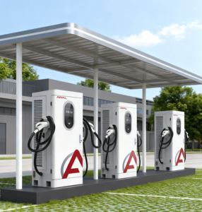 AMPPAL ใหม่ 60KW -160KW ติดตั้งง่าย คุณภาพเชื่อถือได้ เครื่องชาร์จ CCS แบบติดตั้งบนพื้น สำหรับบ้านและธุรกิจ สถานีชาร์จรถยนต์ไฟฟ้า - Product Image 5