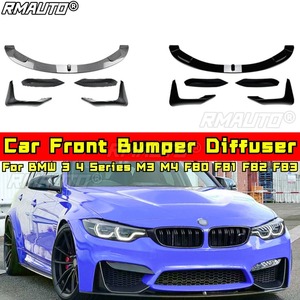 For BMW 3 4 Series M3 M4 F80 F81 F82 F83 Front Bumper <b>Splitter</b> <b>Lip</b> Diffuser for BMW 3 4 Series M3 M4 F80 F81 F82 F83 - Product Image 1