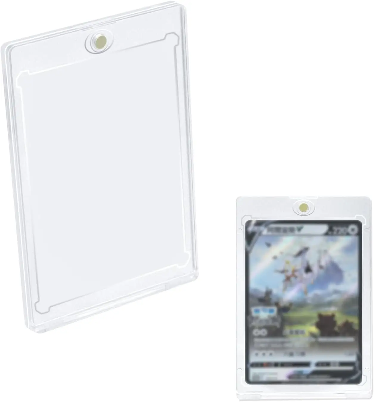 Plastica acido freee One Touch Yugioh cartoncino 100% protezione UV magnete chiusura gioco porta carte per Trading Card 35pt