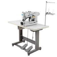 Machine à coudre industrielle automatique à point noué rapide JK-781 pour boutonnières droites, à lit plat, pour vêtements ordinaires