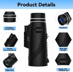 고품질 전문가용 단안 망원경 장거리 야외 스포츠 사냥 야생동물 관찰용 줌 망원경 - Product Image 5