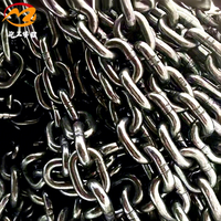 Grade 80 18*54mm Chaîne de levage soudée noire robuste G80 G100 Chaîne de levage en acier allié