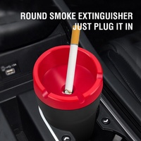 Cendrier de voiture portable auto-extinguissant, bac à mégots de cigarette, accessoire automobile résistant au feu
