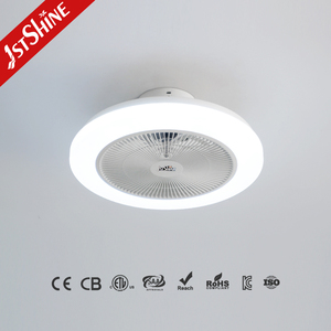 1stshine <span class=keywords><strong>LED</strong></span> ventilateur de plafond intérieur 19 pouces couleur blanche ventilateur de plafond chambre avec lumière RVB - Product Image 2