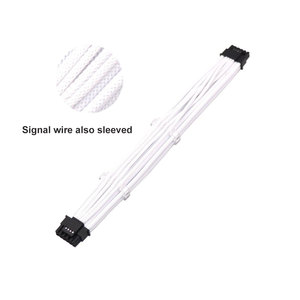 Angitu 16AWG 600W 16ピン ハンドメイド RTX 4090Ti/4070Ti/4080Ti 12+4ピン オス-オス PCI-E5.0 プレミアム 12VHPWR PSU電源ケーブル - Product Image 2
