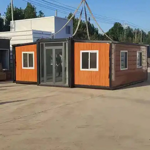 Maisons pliables en Chypre, grandes maisons préfabriquées modulaires extensibles et personnalisables de 60 m2, à emporter, à pousser vers l'extérieur - Product Image 1