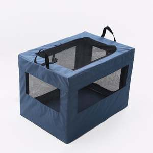 Jaula de Viaje Plegable y Portátil para Perros y Gatos, Jaula Suave y Resistente, Transpirable, para Mascotas - Product Image 2