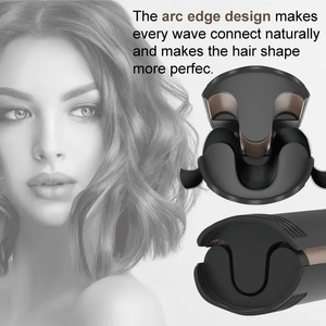 MINi Ionische Anti-Verbrandings Haarcrimper 2-Barrel Ionische Krultang voor Golvend Haar 22mm Krulstaaf Crimper Haarstyler voor Brede Diepe Golven - Product Image 4