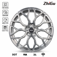 Rines Deportivos ZhiGu Premium de 19-22 Pulgadas, Forjados, Plateados, Entrega en 15 Días para BMW M3 M4 Audi RS Mercedes Porsche Tesla