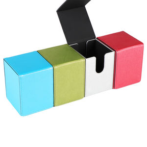 Boîte de rangement pour cartes en PU avec motif <span class=keywords><strong>Spiderman</strong></span> noir, facile à nettoyer, avec logo personnalisé, pour la collection et la protection des cartes - Product Image 2