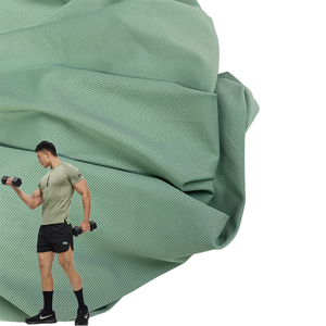 Tissu extensible en polyamide et élasthanne, à absorption de l'humidité et anti-transpiration, de poids moyen, en spandex, pour vêtements de sport. - Product Image 1