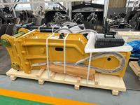 Marteau hydraulique pour excavatrice MONDE, durable, en acier traité thermiquement, avec burin
