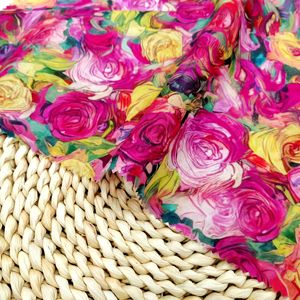 Top Vente Liberty London <span class=keywords><strong>Tissu</strong></span> Personnalisé Multicolore Motif Floral <span class=keywords><strong>Tissu</strong></span> En Coton Organique pour Robes Chemises Sacs DIY Artisanat - Product Image 2