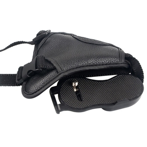 Poignée de maintien en cuir PU souple avec sangle de poignet pour <span class=keywords><strong>appareil</strong></span> <span class=keywords><strong>photo</strong></span> Nikon / Canon / Sony - Product Image 3