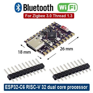 Modules de développement SuperMini ESP32-S3 ESP32-C3 ESP32-H2 ESP32-C6 à cœur unique, module WiFi BT Super Mini - Product Image 3