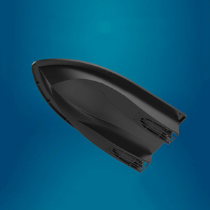 Bateau de pêche télécommandé D11 Rc 54x27x21cm, double moteur, retour à une touche, alimenté par batterie, noir, bateau de pêche en plein air - Product Image 3