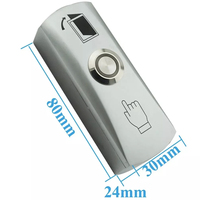 Bouton de sortie lumineux Elock série es312L boîte de secours bleu lumineux bouton de sortie NO/COM/NC en acier inoxydable