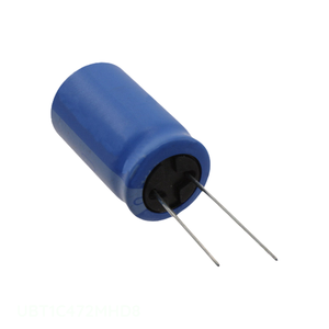 Condensador Radial de Aluminio de 4700 uF, 20%, 16V, Canal del Fabricante UBT1C472MHD8, Tipo Through Hole - Product Image 1