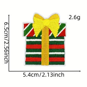 Patch brodé thermocollant en PVC pour vêtements d'enfants, motif renne et flocon de neige classique de Noël, fait main, cadeau DIY - Product Image 2