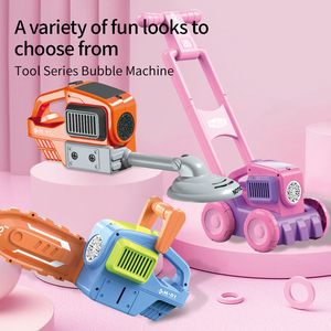 Kids Summer Fun Outside Push Gardening <strong>Toys</strong> Automatic Bubble Maker Toddler <strong>Lawn</strong> <strong>Mower</strong> Bubble Machine <strong>Toys</strong> With Light - Product Image 5