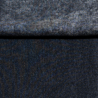 Veste en jean gris en tissu denim tissé en coton sergé bicolore pour garçons et filles, écologique, de haute qualité, OEM, faible MOQ