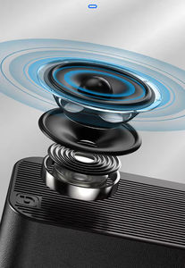 APP Volume Knob Subwoofer Mini Portable Desktop Alarm Clock <b>LED</b> <b>Speakers</b> Bass FM Radio Wireless <b>Speaker</b> Night Light BT <b>Speaker</b> - Product Image 2