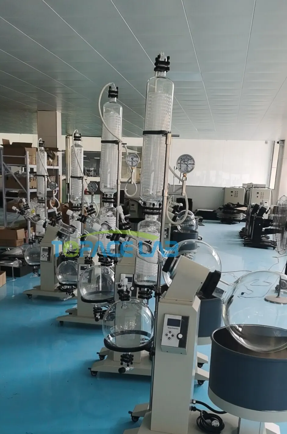 Topacelab 1l 2l 3l 5l 10l 20l 30l 50l 100 liter mini and large rotary evaporator rotovap with chiller pump industrial extraction